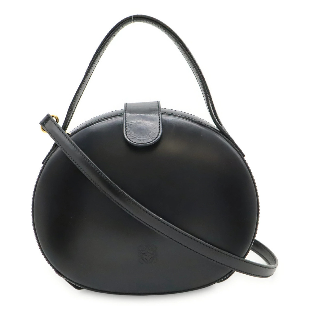 Loewe Anagram 2way Crossbody Leather Black